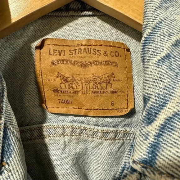 Vtg Levi’s Orange Tab Jean Jacket - Picture 6 of 10